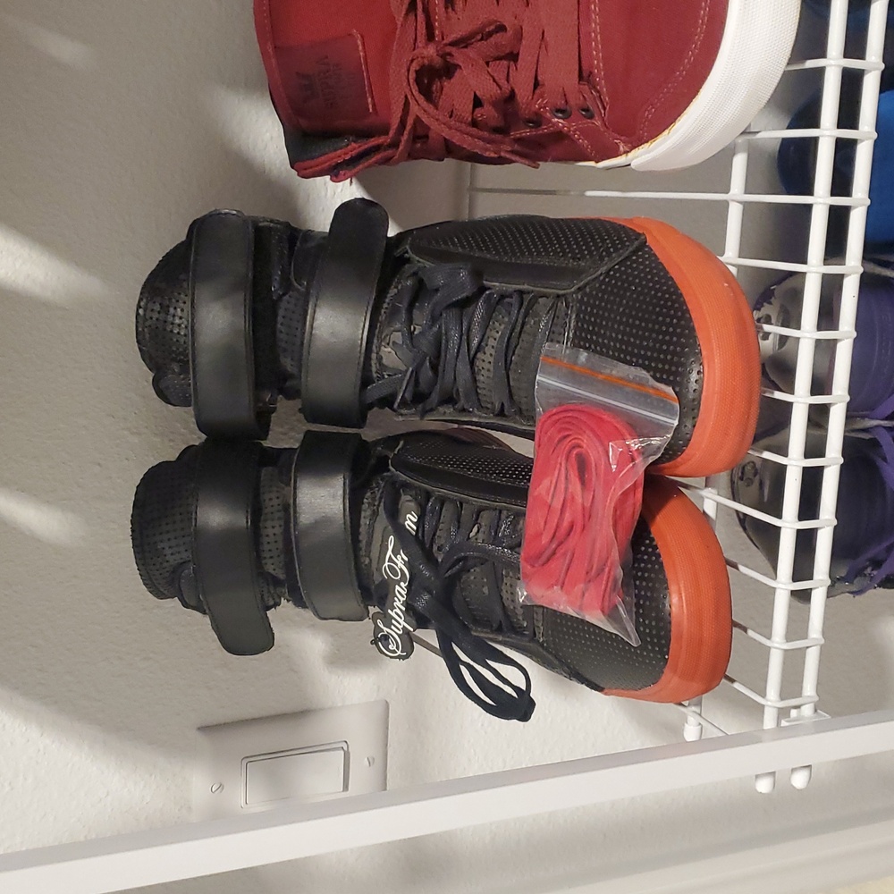 Supra TK's Men's Black and Red High-Top Sneakers - Picture 12 of 12